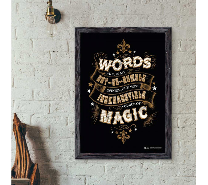 Harry Potter Words Are Magic Poster