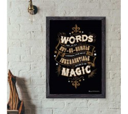 Harry Potter Words Are Magic Poster - Thumbnail