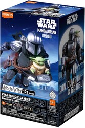 Hasbro Blokees Star Wars Mandalorian and Grogu Action Figure - Thumbnail
