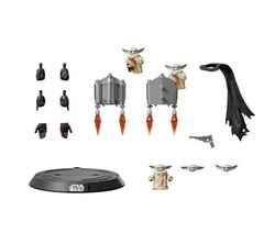 Hasbro Blokees Star Wars Mandalorian and Grogu Action Figure - Thumbnail