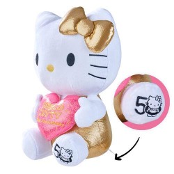 Hello Kitty 50th Anniversary 30 cm Peluş Figür - Thumbnail