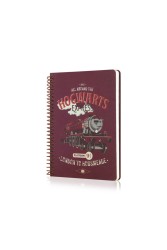 Hogwarts Bordo Butik Defter - Thumbnail