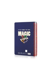 Hogwarts Lacivert Butik Defter - Thumbnail