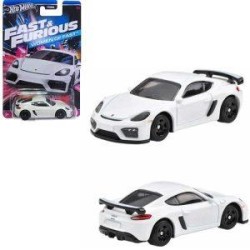 HOT WHEELS - Fast and Furious Women Of Fast Porsche 718 Cayman GT4 3/5 Model Araba