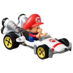 Hot Wheels Mario Kart Baby Mario B-Dasher - Thumbnail