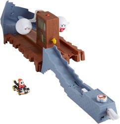 Hot Wheels Mario Kart Boo's Spooky Sprint Yarış Seti - Thumbnail