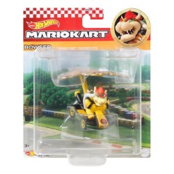 Hot Wheels Mario Kart Bowser Standard Kart and Bowser Kite - Thumbnail