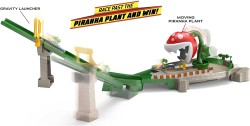 Hot Wheels Mario Kart Piranha Plant Yoshi Yarış Seti - Thumbnail