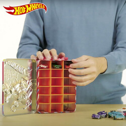 Hot Wheels Metal Car Case 18 Araç Kapasiteli Mavi - Thumbnail