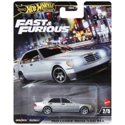 HOT WHEELS - Hot Wheels Premium Fast and Furious Mercedes Benz 500 SEL