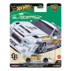 HOT WHEELS - Hot Wheels Premium Silhouettes LB ER34 Super Nissan Skyline