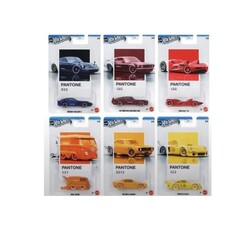  - Hot Wheels Silver Series Pantone 6'lı Set