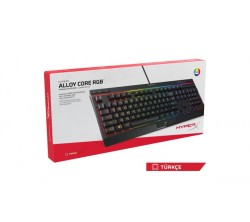 HyperX Alloy Core RGB Membran Klavye TR HX-KB5ME2-TU - Thumbnail