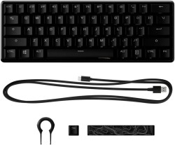 HyperX Alloy Origins 60 Aqua PBT Mekanik Oyuncu Klavyesi US - Thumbnail