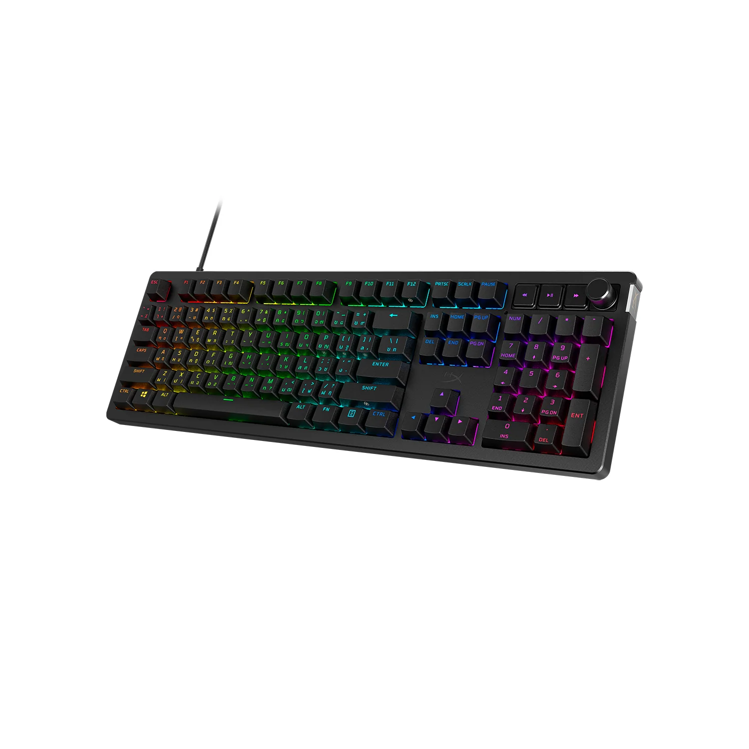 HyperX Alloy Rise Mekanik Kablolu Gaming Klavye Siyah - Thumbnail
