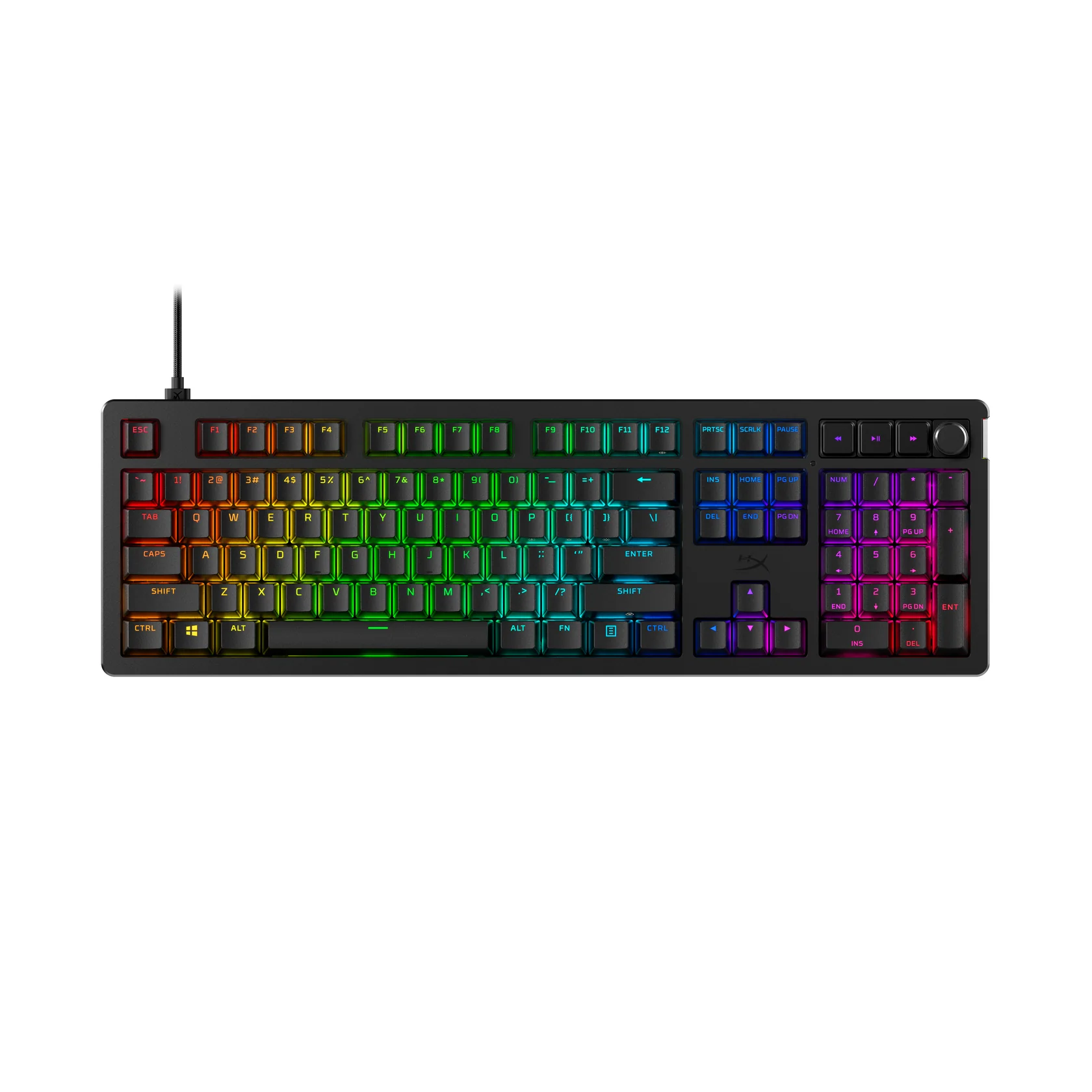 HyperX - HyperX Alloy Rise Mekanik Kablolu Gaming Klavye Siyah