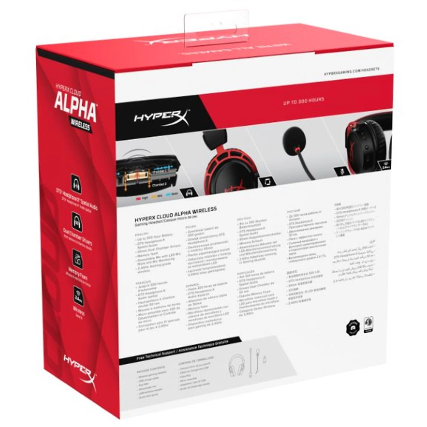 HyperX Alpha Kablosuz DTS X Oyuncu Kulaklığı - Thumbnail