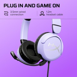 HyperX Cloud Mini Lavender Oyuncu Kulaklığı - Thumbnail