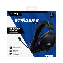 HyperX Cloud Stinger 2 Core Oyuncu Kulaklığı PS Siyah - Thumbnail
