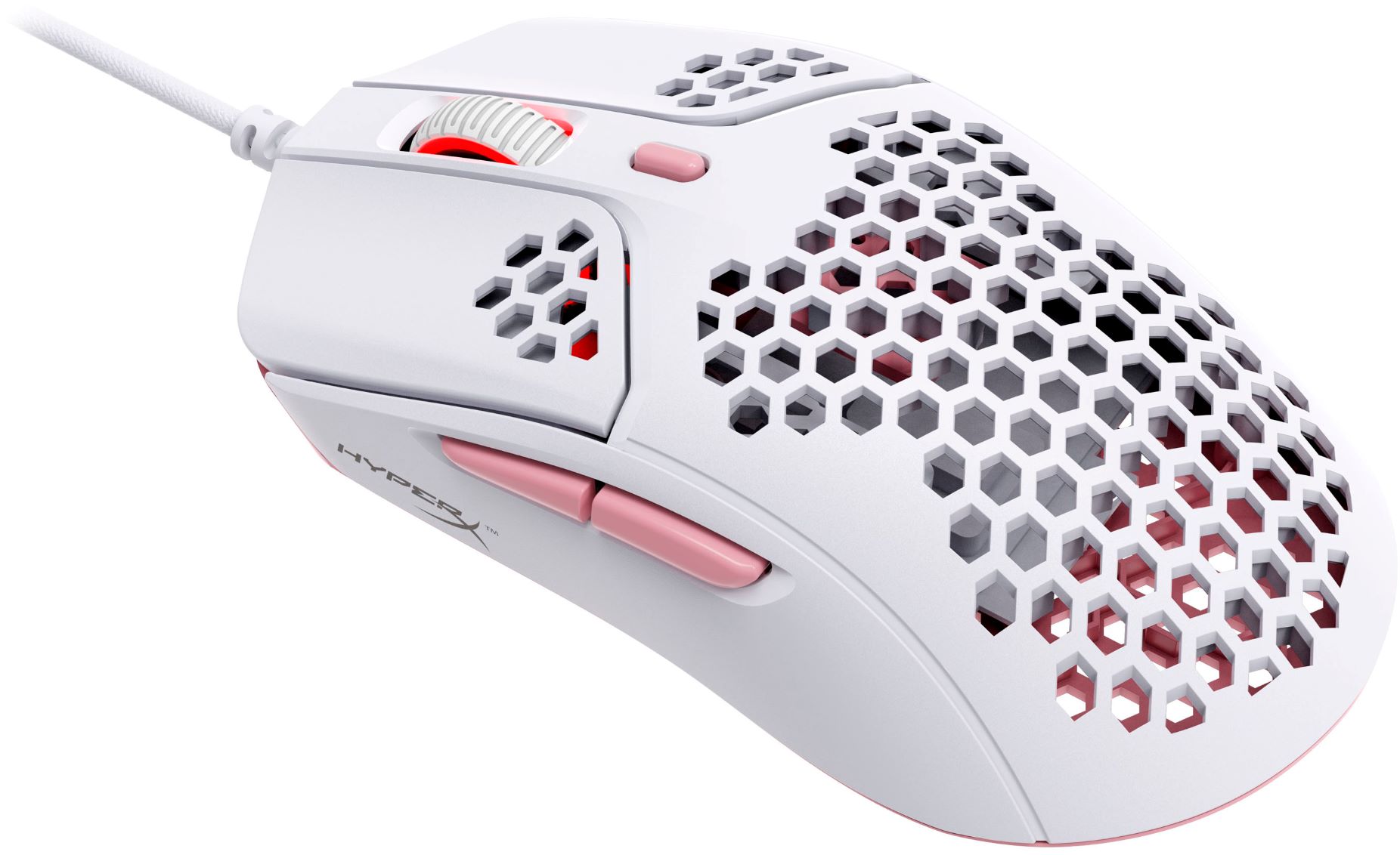 HyperX Pulsefire Haste Gaming Mouse BeyazPembe Mouse ve Mousepad, HyperX Hyper X