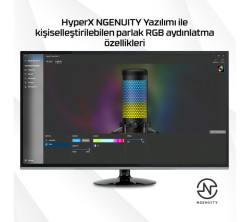 HyperX Quadcast S RGB Mikrofon HMIQ1S-XX-RG/G - Thumbnail