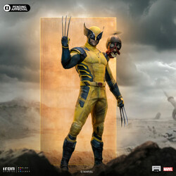 Iron Studios Marvel Deadpool v Wolverine Wolverine 1 10 Art Scale Statue - Thumbnail