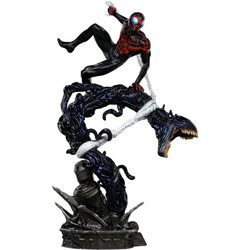 Iron Studios Marvel Spiderman vs Villains Diorama 1 10 Art Scale Miles Morales Statue - Thumbnail