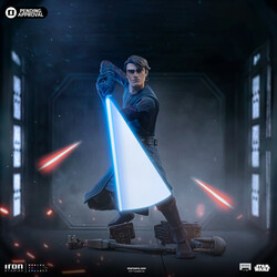 Iron Studios Star Wars Clone Wars Anakin Skywalker 1 10 Art Scale Statue - Thumbnail