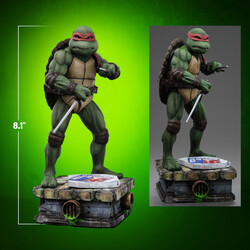 Iron Studios Teenage Mutant Ninja Turtles Movie Raphael 1 10 Art Scale Statue - Thumbnail