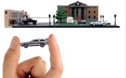 Jada Toys Back to the Future Clock Tower Nano Scene Diorama - Thumbnail