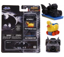 Jada Toys DC Batman Die-Cast Batmobile 3'lü Paket - Thumbnail