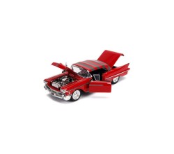 Jada Toys A Nightmare on Elm Street Die Cast 1958 Cadillac Metal Araç ve Freddy Krueger Figür 1:24 - Thumbnail