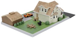 Jada Toys Fast and Furios Nano Doms House Display Diorama - Thumbnail