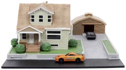 Jada Toys Fast and Furios Nano Doms House Display Diorama - Thumbnail