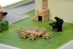 Jada Toys Fast and Furios Nano Doms House Display Diorama - Thumbnail