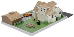 Jada Toys Fast and Furios Nano Dom's House Display Diorama - Thumbnail