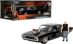 Jada Toys Fast and Furious 1 24 Dom and Dodge Charger RT - Thumbnail