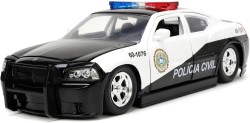 Jada Toys - Fast&Furious 2006 Dodge Charger Police 1:24 Ölçek Die-Cast