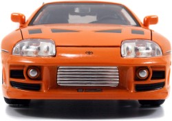 Hızlı ve Öfkeli Fast and Furious 1995 Toyota Supra 1:24 Pres Döküm Araba Brian O'Conner Figürlü - Thumbnail