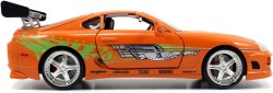 Hızlı ve Öfkeli Fast and Furious 1995 Toyota Supra 1:24 Pres Döküm Araba Brian O'Conner Figürlü - Thumbnail