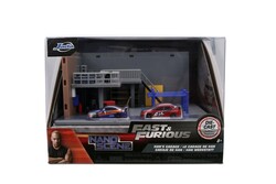 Jada Toys Fast and Furious Han's Garage Diorama - Thumbnail