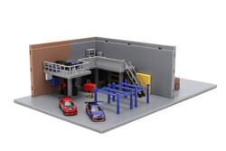 Jada Toys Fast and Furious Han's Garage Diorama - Thumbnail