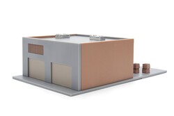 Jada Toys Fast and Furious Han's Garage Diorama - Thumbnail