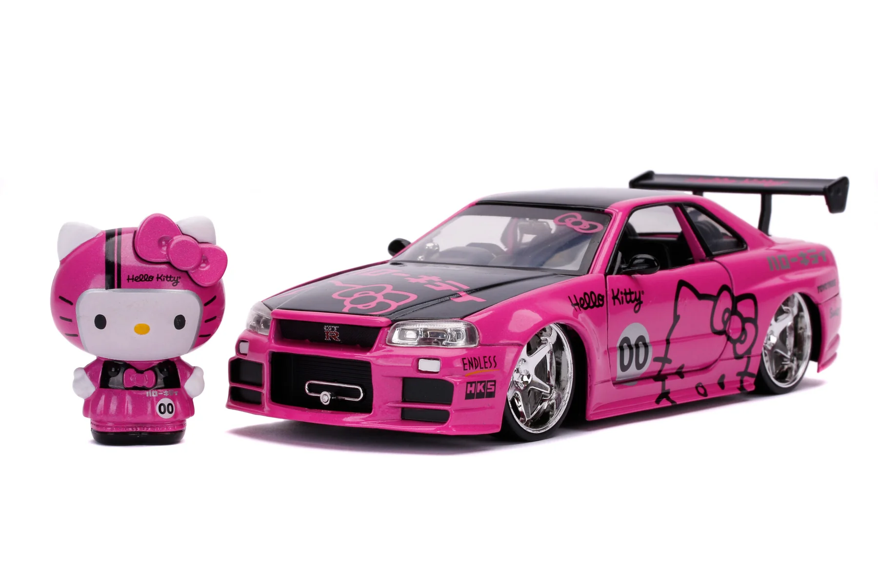 Jada Toys Hello Kitty 2002 Nissan Skyline 1 24 - Thumbnail