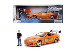 Jada Toys Hızlı ve Öfkeli 1995 Toyota Supra Model Aracı ve Figürü - Ön Sipariş - Thumbnail
