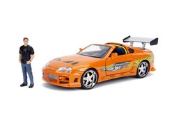 Jada Toys Hızlı ve Öfkeli 1995 Toyota Supra Model Aracı ve Figürü - Ön Sipariş - Thumbnail