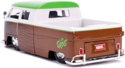 Les Gardiens De La Galaxie - Marvel - Jada, Model Of A 1963 Volkswagen Bus Pickup Featuring Groot From Marvel S Guardians Of The Galaxy
