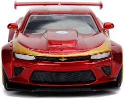 Jada Toys Marvel Avengers 2016 Chevy Camaro Die Cast Metal Araç ve Iron Man Figür 1 32 - Thumbnail