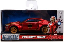 Jada Toys Marvel Avengers 2016 Chevy Camaro Die Cast Metal Araç ve Iron Man Figür 1 32 - Thumbnail
