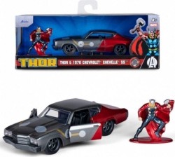 Jada Toys - Jada Toys Marvel Thor 1970 Chevy Chevelle SS 1 32 Model Araba